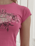 Tineit Vintage Acanthus Logo-Print Baby Tee