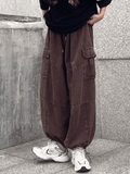 Tineit Vintage Baggy Cargo Jeans